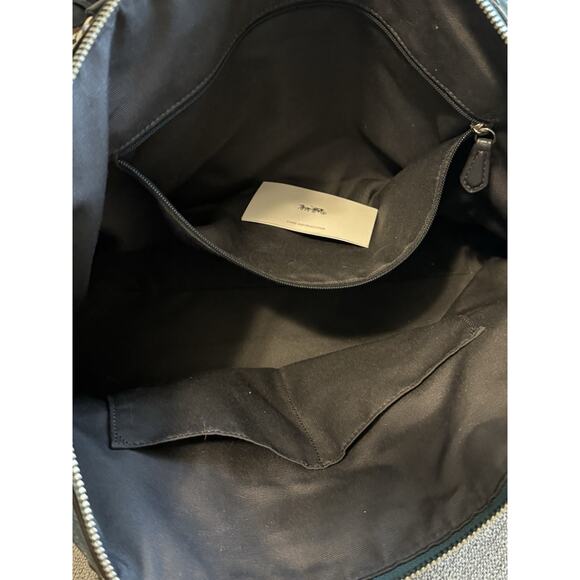 Coach AVA Leather Metallic Teal Tote G1857-F35850 Shoulder Handbag - Picture 9 of 16